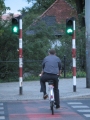 Droši! Ielas šķērsojums velosipēdistiem. Vroclava (Polija)